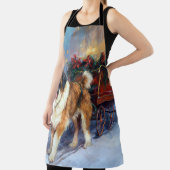 St. Bernard Weihnachtsfeiertag Schürze (InSitu)