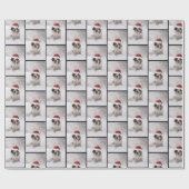St. Bernard Weihnachtsschale Geschenkpapier (Flach)