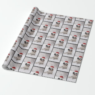 St. Bernard Weihnachtsschale Geschenkpapier