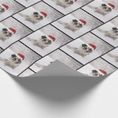 St. Bernard Weihnachtsschale Geschenkpapier (Ecke)