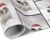 St. Bernard Weihnachtsschale Geschenkpapier (Rolleneckpunkt)