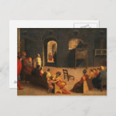 St. Bernardino Siena Preaching Postkarte (Vorne/Hinten)