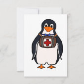 St. Bernard's Penguin Einladungen (Vorderseite)