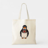 St. Bernard's Penguin Tote Bag Tragetasche (Rückseite)