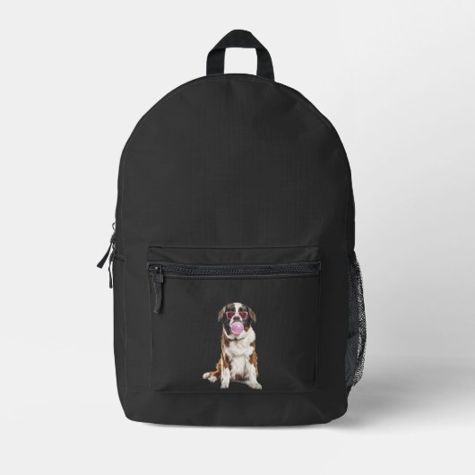 St. Bernhard Bedruckter Rucksack (Vorderseite)