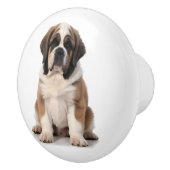 St.-Bernhard-Hund Keramikknauf (Rechts)