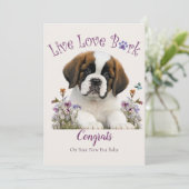 St.-Bernhard-Hunde Adoption, Gotcha-Tag Karte (Stehend Vorderseite)