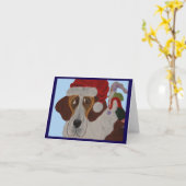 St. Bernhard mit einem Elf Karte (Gelbe Blume)