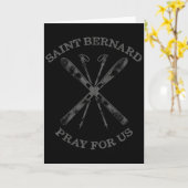 St. Bernhard Von Montjoux Schnee Skigeschenke Wint Karte (Gelbe Blume)