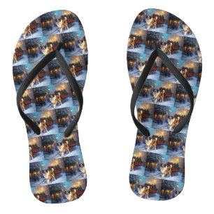 St. Bernhard Weihnachtsfestzeit Badesandalen
