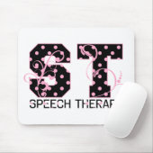 St. beschriftet die schwarzen und rosa Tupfen Mousepad (Mit Mouse)
