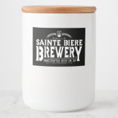 St Biere Brewery Pub Logo Lebensmitteletikett (Vorderseite)