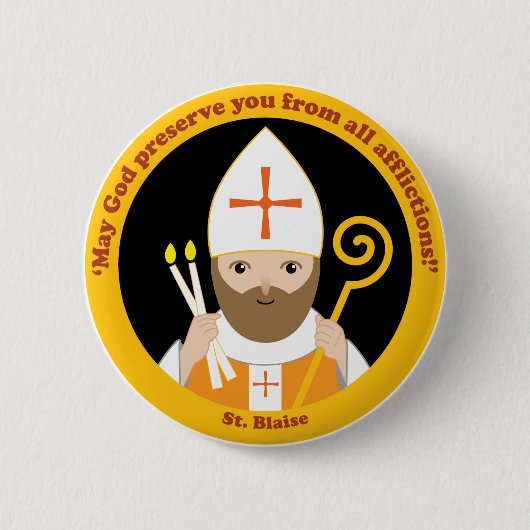 St. Blaise Button (Vorderseite)