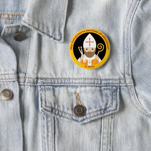 St. Blaise Button (Beispiel)