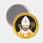 St. Blaise Magnet (Vorderseite/Rückseite)