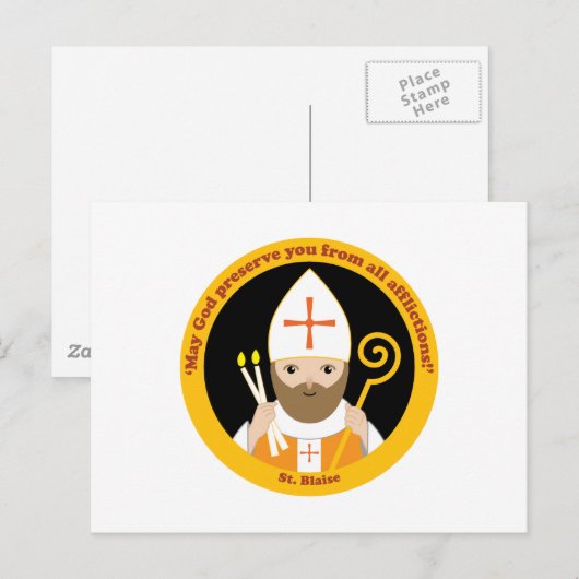 St. Blaise Postkarte (Vorne/Hinten)