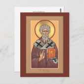 St. Blaise Prayer Card Postkarte (Vorne/Hinten)