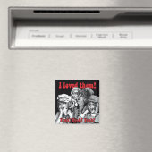 st-blk_wht_scream_Liebe Magnet (In Situ (Geschirrspüler))