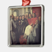 St Bonaventure (1221-74) am Rat von Lyon Ornament Aus Metall (Links)