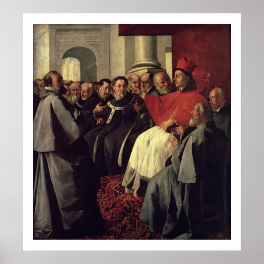 St. Bonaventure (1221-74) im Lyoner Rat Poster (Vorne)