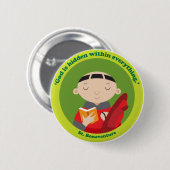 St Bonaventure Button (Vorne & Hinten)
