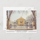 St. Boniface Catherdral Postkarte (Vorne/Hinten)