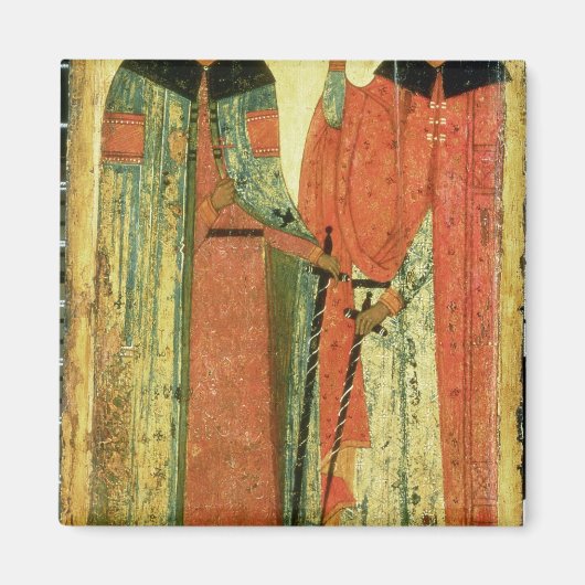 St. Boris und St. Gleb, Moskau Magnet (Vorne)
