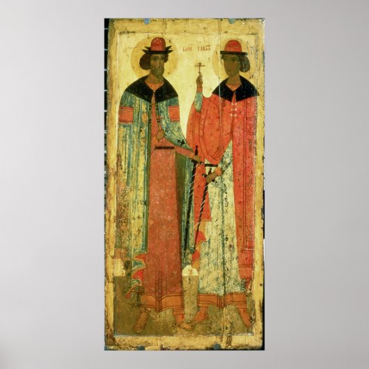 St. Boris und St. Gleb, Moskau Poster (Vorne)