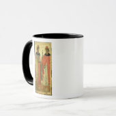 St. Boris und St. Gleb, Moskau Tasse (Vorderseite Links)