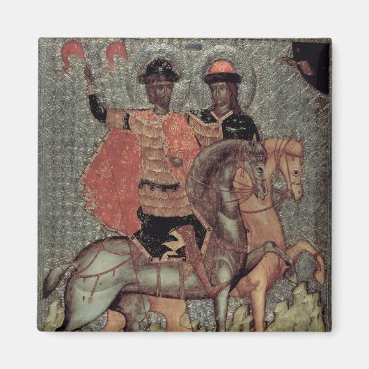 St. Boris und St. Gleb Mounted, c.1377 Magnet (Vorne)