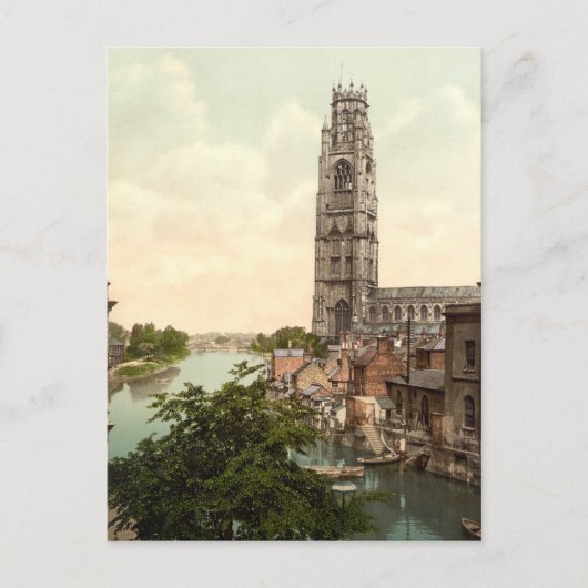 St. Botolph's Church, Lincolnshire, England Postkarte (Vorderseite)