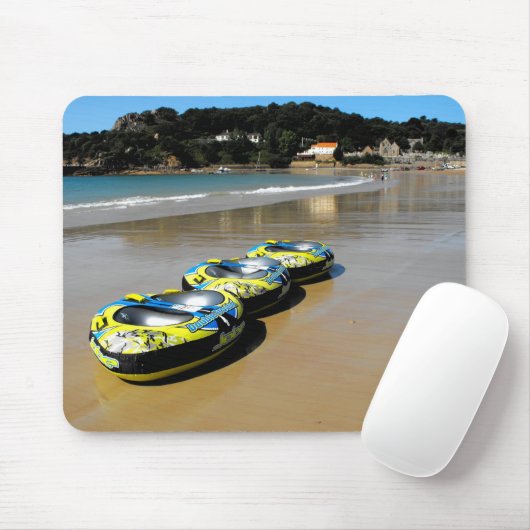St Brelade's Bay bei Ebbe Mousepad (Mit Mouse)