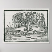 St. Brendan auf der Fischinsel Poster (Vorne)