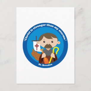 St. Brendan Postkarte