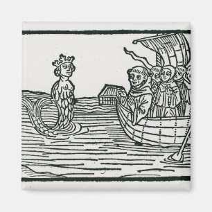 St. Brendan und die Sirene Magnet
