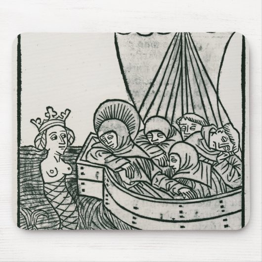 St. Brendan und die Sirene Mousepad (Vorne)