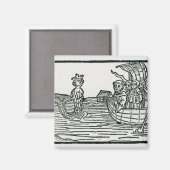 St. Brendan und Siren Magnet (Vorderseite/Rückseite)
