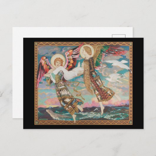 St. Bride, c. 1913 von John Duncan Postkarte (Vorne/Hinten)