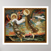 St. Bride Carried by the Angels by John Duncan Poster (Vorne)