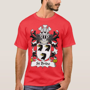 St Bride Wappen Familienwappen  T-Shirt