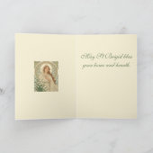 St Brigid And Snowdrops A Contemplative Quiet Karte (Innenseite)