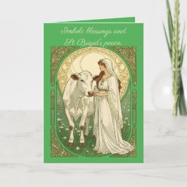 St Brigid and White Cow Karte