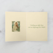 St Brigid Art Nouveau Illustration Karte (Innenseite)