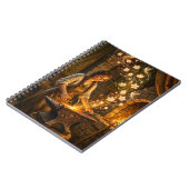 St Brigid Blacksmith Fairies Flowers Fantasy Art Notizblock (Linke Seite)