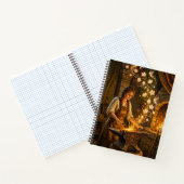 St Brigid Blacksmith Fairies Flowers Fantasy Art Notizblock (Innenseite)