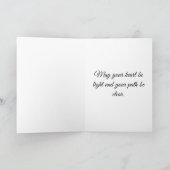 St Brigid Cross Green Rushes Crocus Imbolc Art Karte (Innenseite)