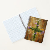 St Brigid Cross Green Rushes Crocus Imbolc Art Notizblock (Innenseite)