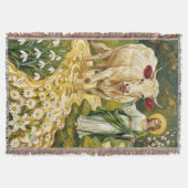St. Brigid & Die Weiße Kuh (Imbolc) Decke (Vorderseite)