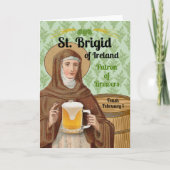 St. Brigid of Ireland and Her Barrel of Beer Karte (Vorderseite)