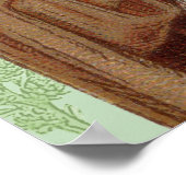 St. Brigid of Ireland and Her Barrel of Beer Poster (Ecke)